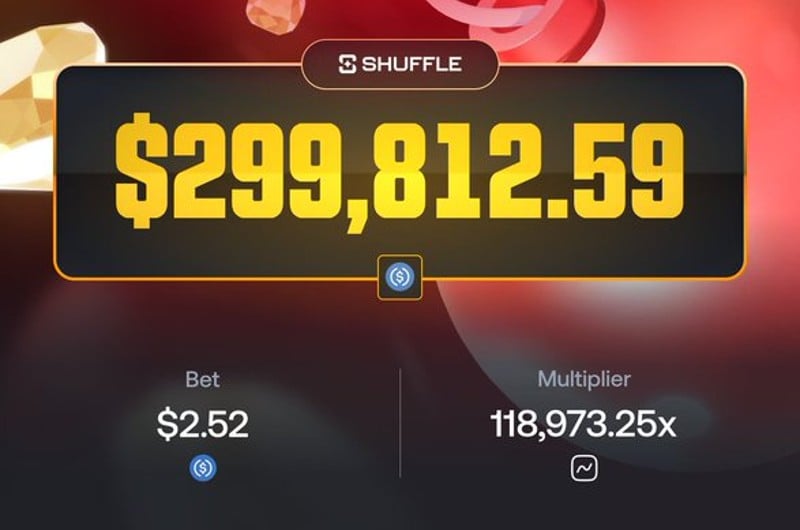 Another 300K Shuffle Mines Win